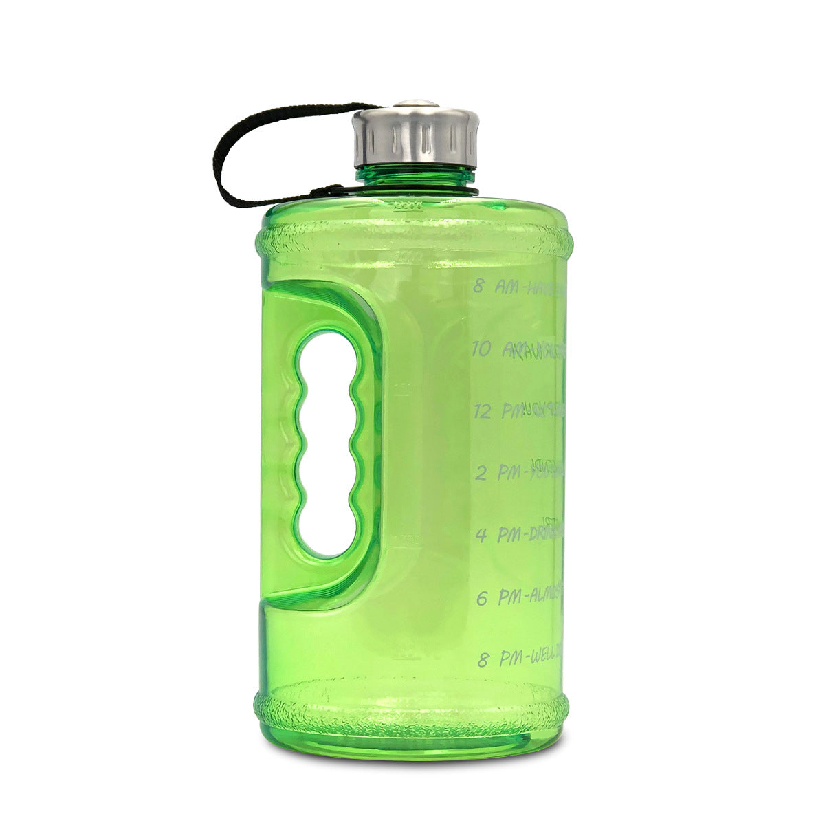 2.2L Sports Water Bottle Gradient Plastic PETG Gym Large Capacity Outdoor Space Cup Water Bottle