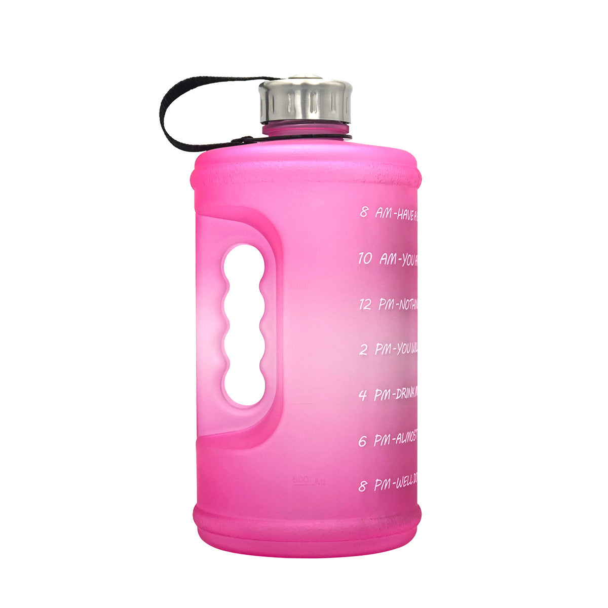 2.2L Sports Water Bottle Gradient Plastic PETG Gym Large Capacity Outdoor Space Cup Water Bottle